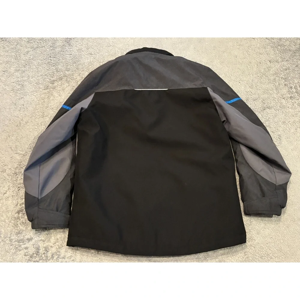Gerry Youth Jacket Boys Large 14-16 Black Gray Winter Coat Parka Long Sleeve Ski